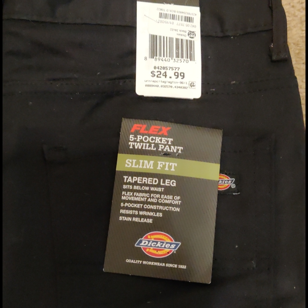 Dickies Twill Pants, size 34x32